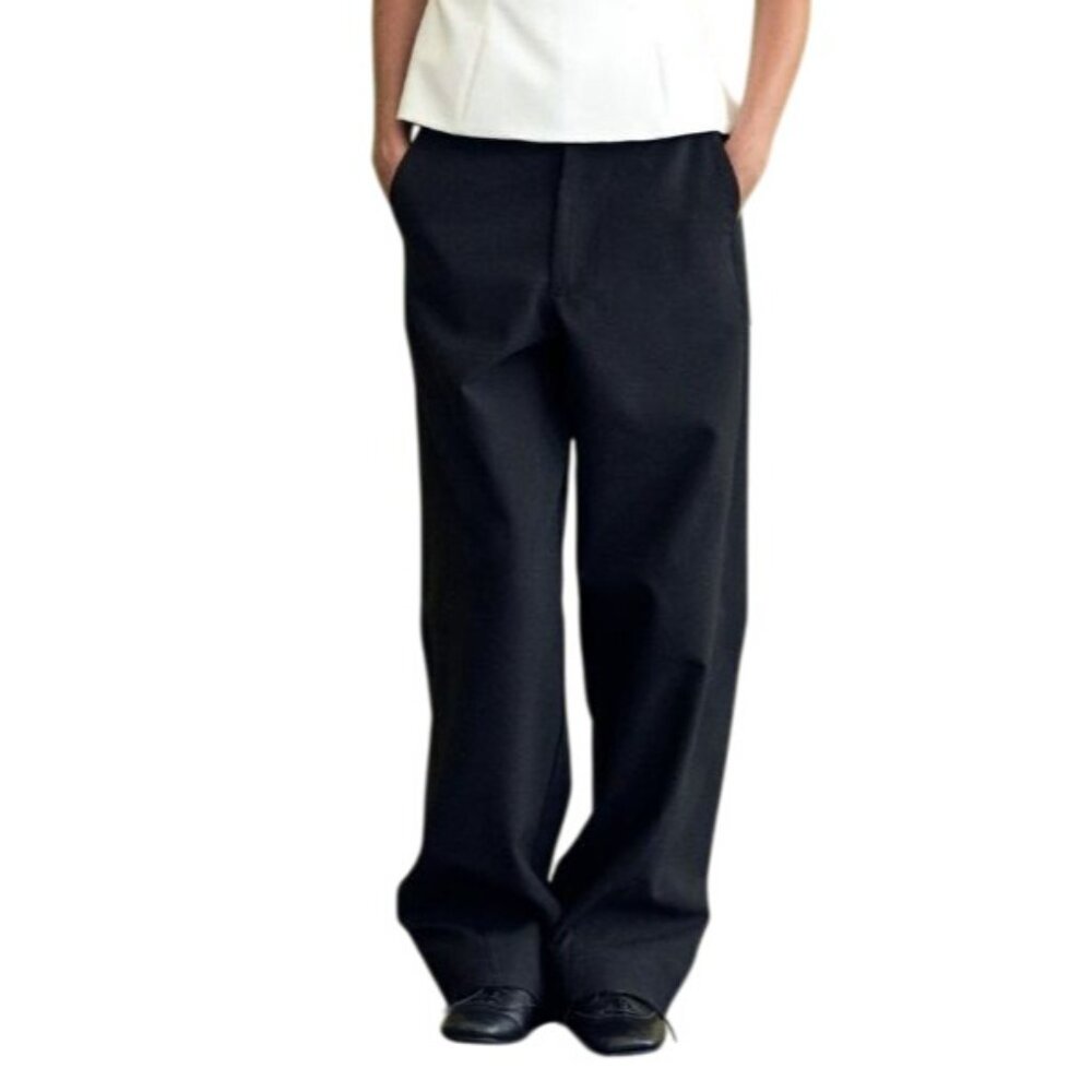 Zara‎ BARREL PANTS WITH POCKETS relaxed baggy black cargo sz xs